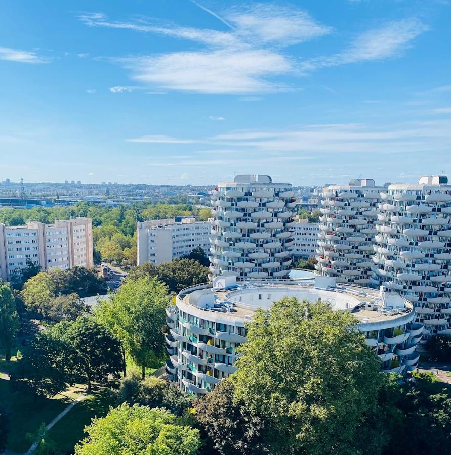 14Eme Et Der Etage "Arty" Avec 2 Chambres Et Vue Panoramique ! Creteil Luaran gambar